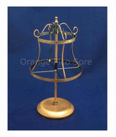 Copper Metal Rotating Jewelry Stand